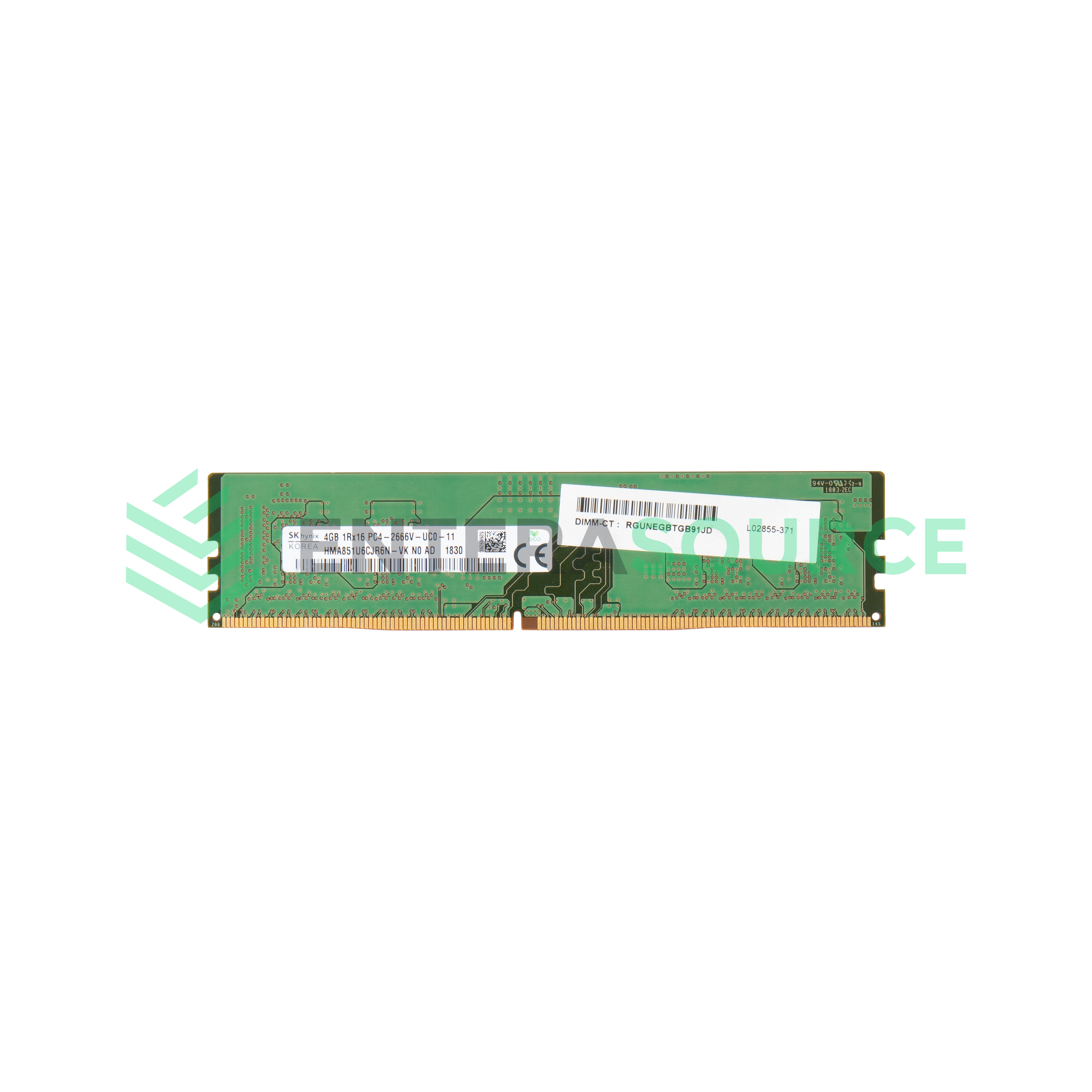 バンクシー Hynix HMA851U6CJR6N-VK 4GB DDR4-2666V-U PC4-21300 1Rx16 Non