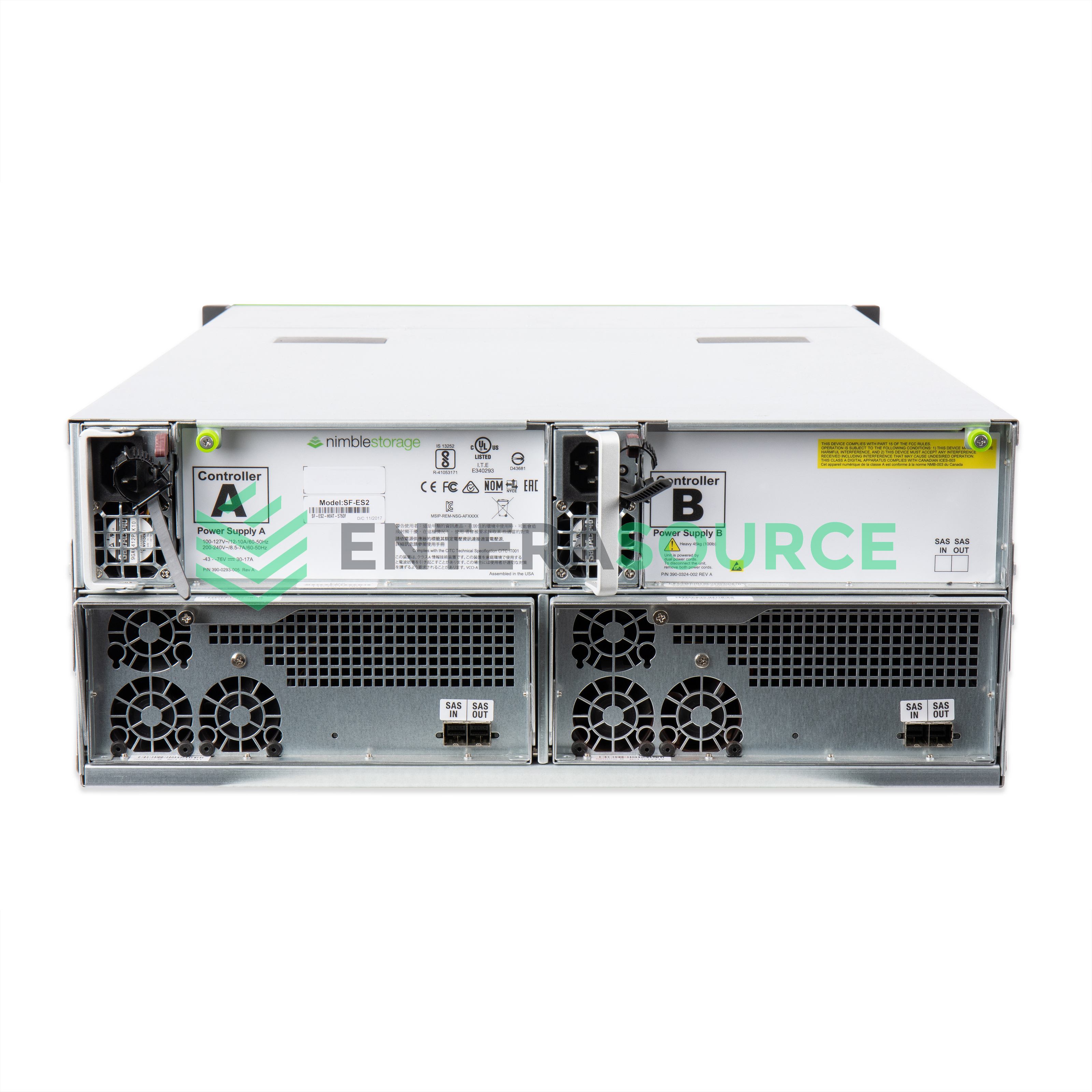 HPE Nimble Storage SFA Expansion Shelf 84TB HDD, 5.7TB SSD | SF-ES2-H84T - Picture 5 of 5