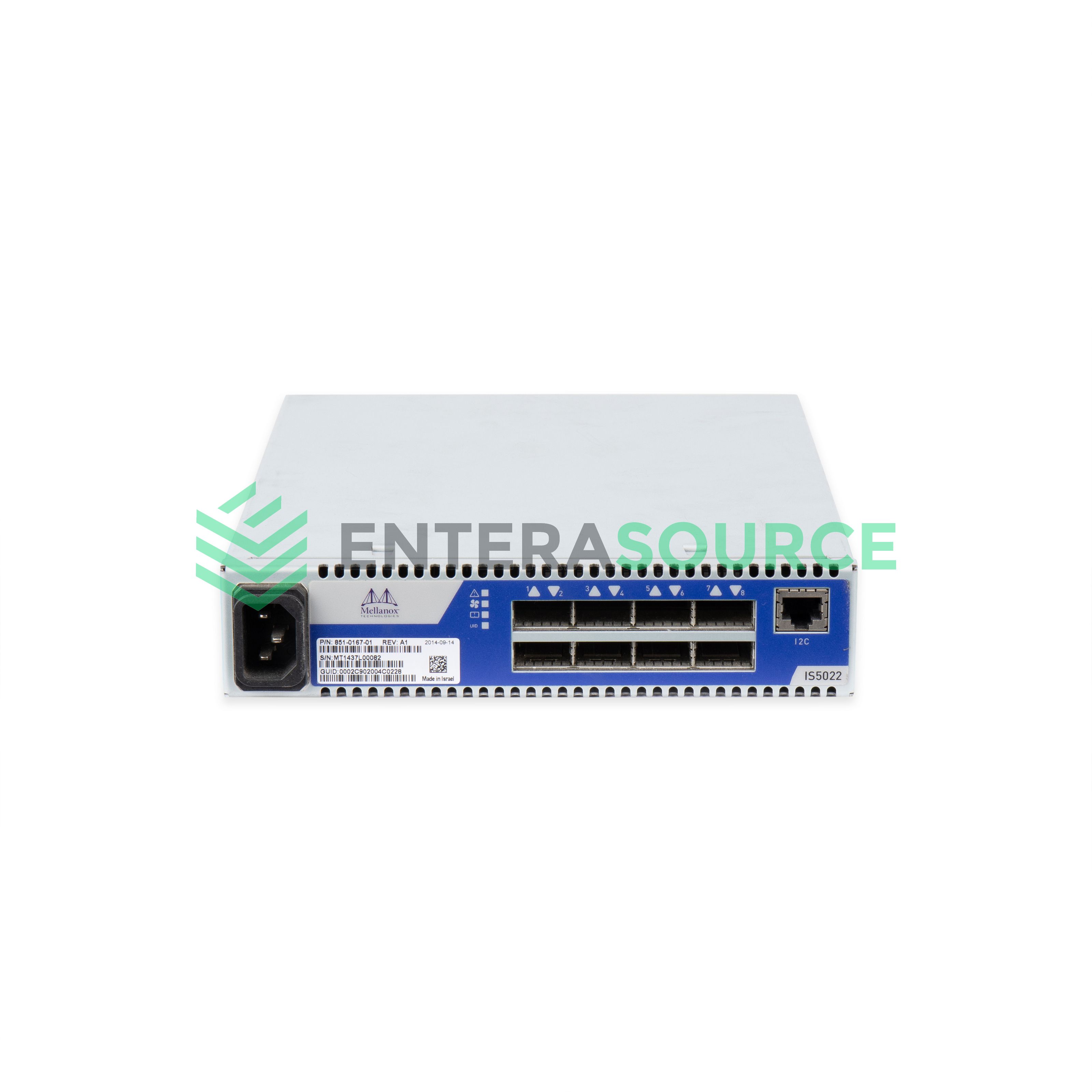 Mellanox 851-0167-01 InfiniScale IV IS5022 8 Port 40Gb QDR InfiniBand Switch