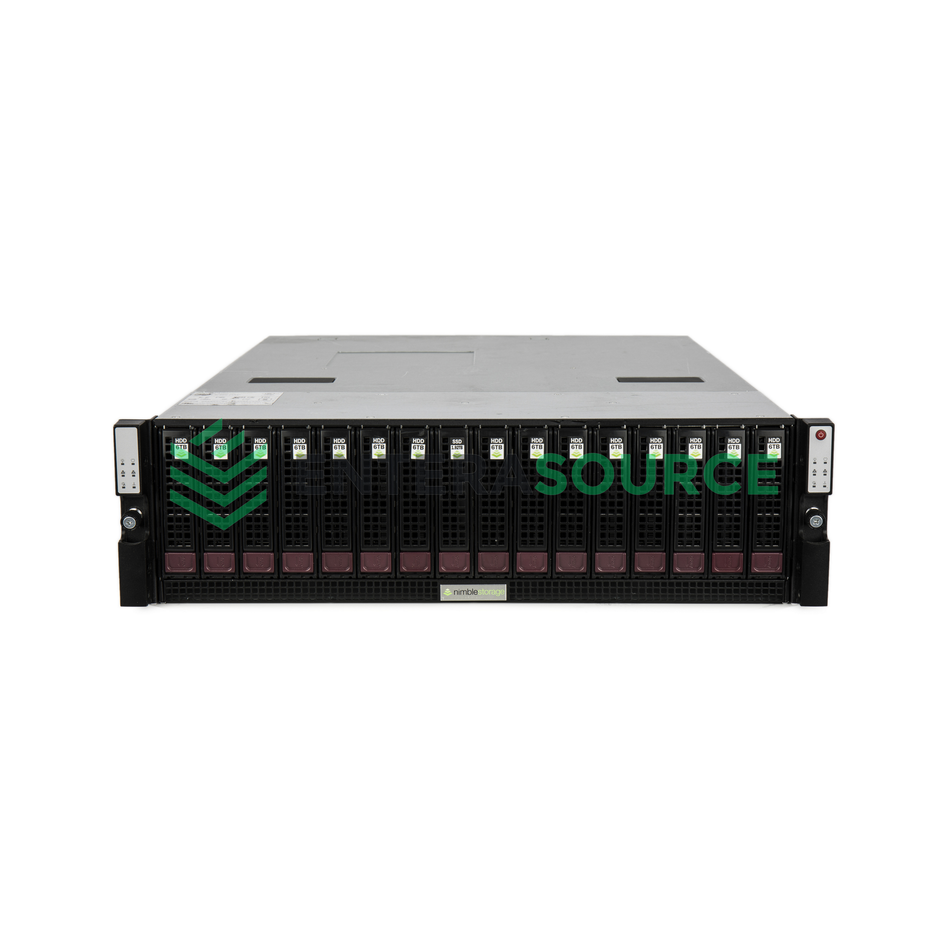 Flexibler Speicher ES1 Erweiterungsregal 90 TB Festplatte, 1,92 TB SSD